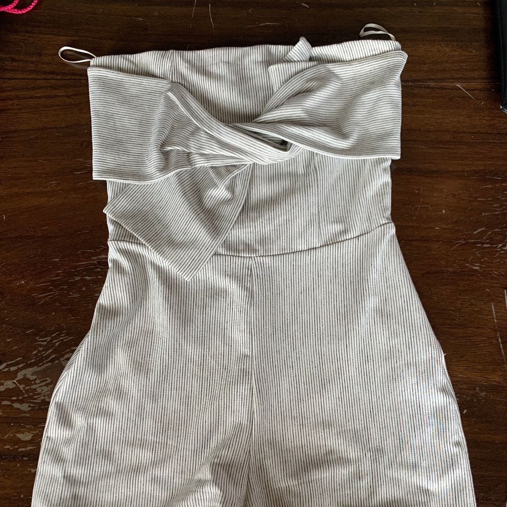 Zara striped romper